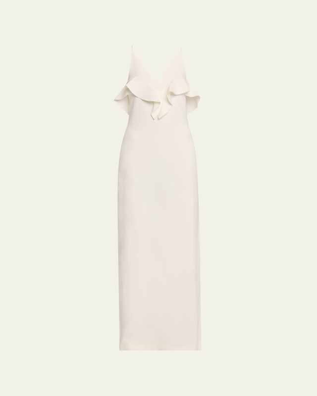 Long Ruffle Tank Dress
